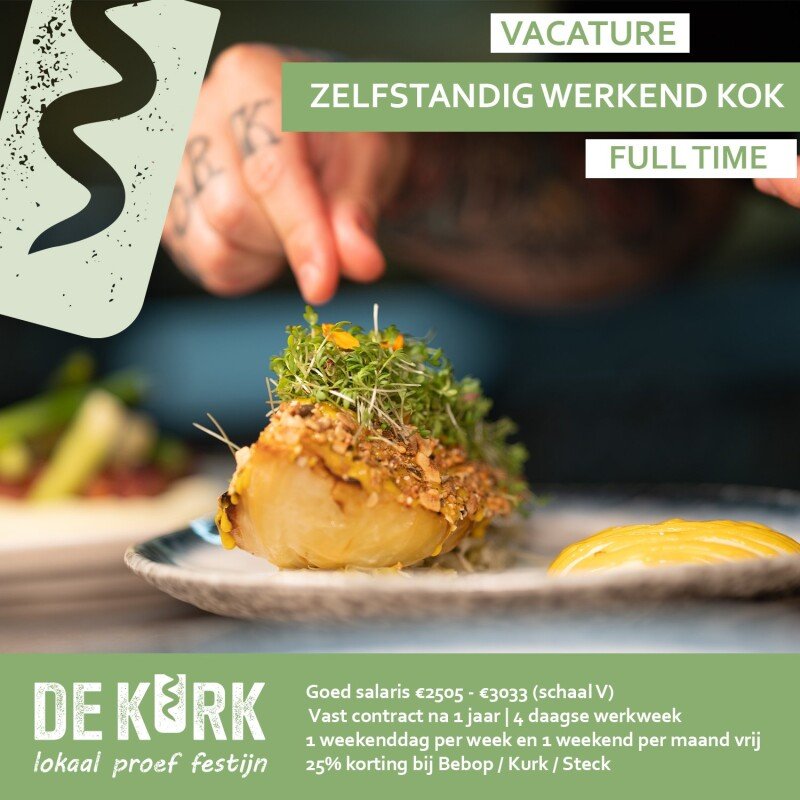 KURK Vacature ZelfstandigWerkendKok 20260421